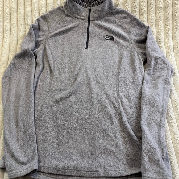 The North Face Fleece Quarter Zip Jacket Women’s Size Medium - Picture 1 of 4